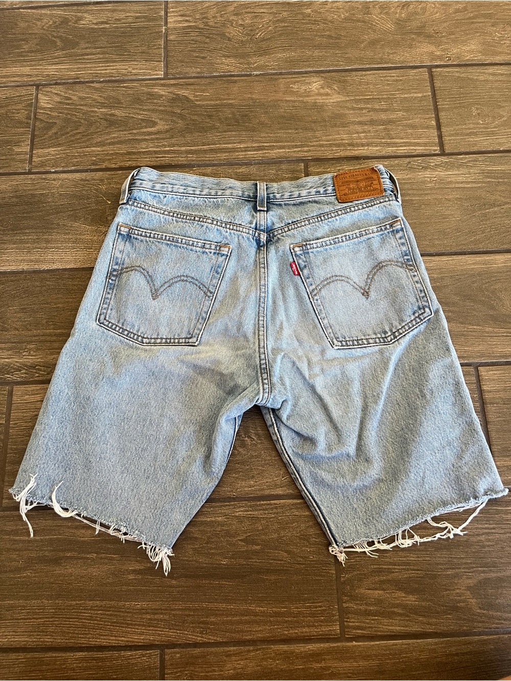 LEVI’S Wedgie Cutoff Denim Shorts, 29